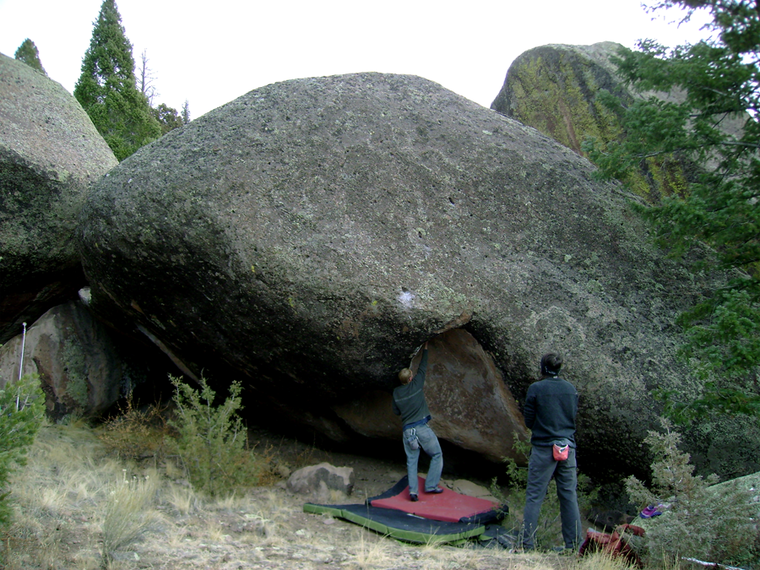 the Hueco Boulder