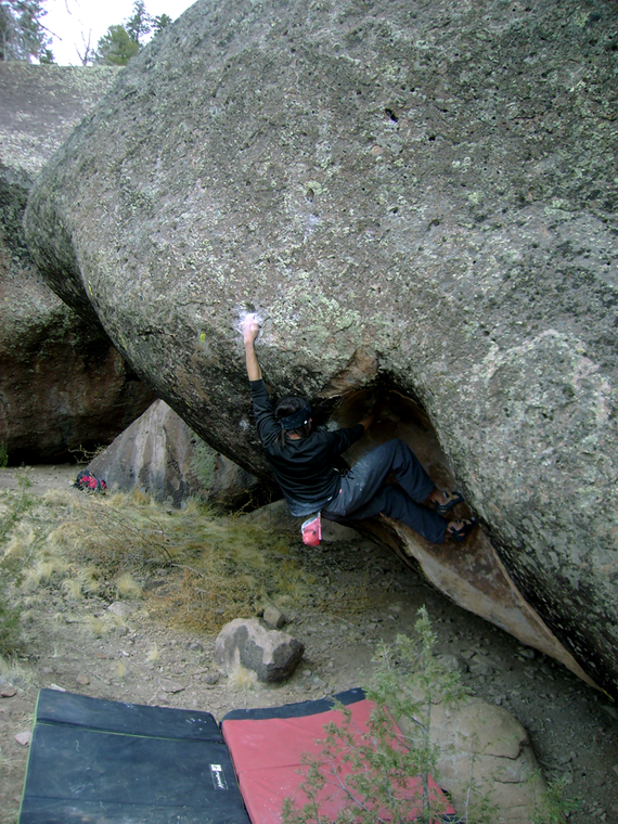 the Hueco Boulder