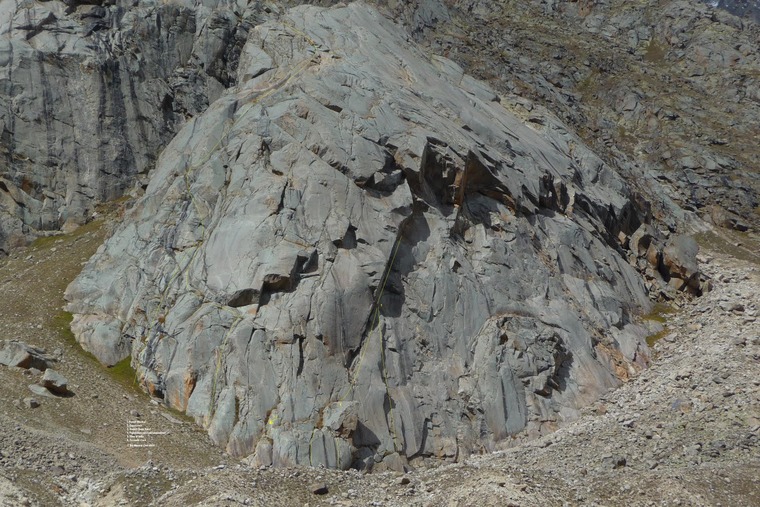 Lower crag