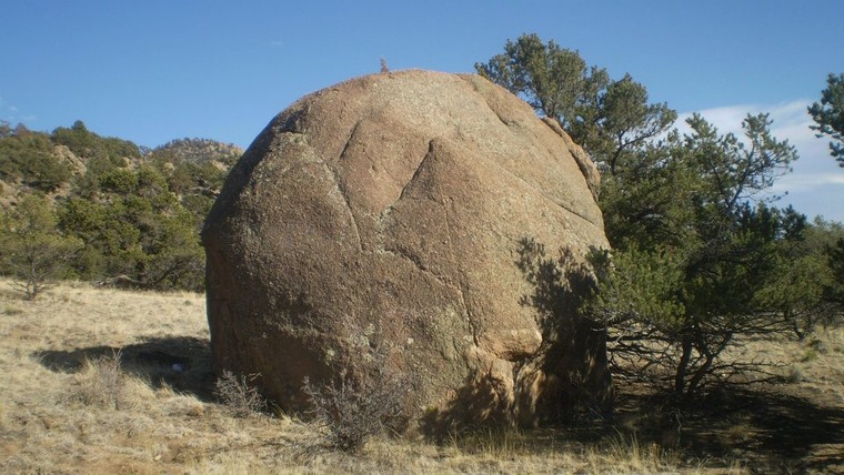 The round boulder