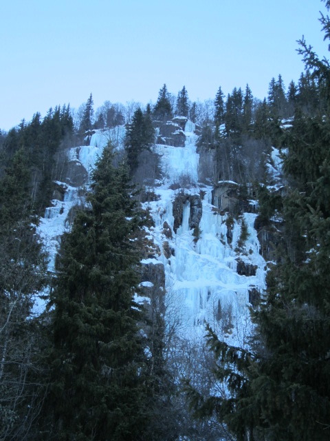 Ål Skicenter ice falls