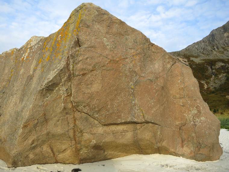 Beach boulder