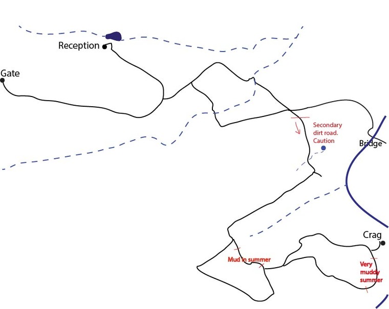Map to Crag