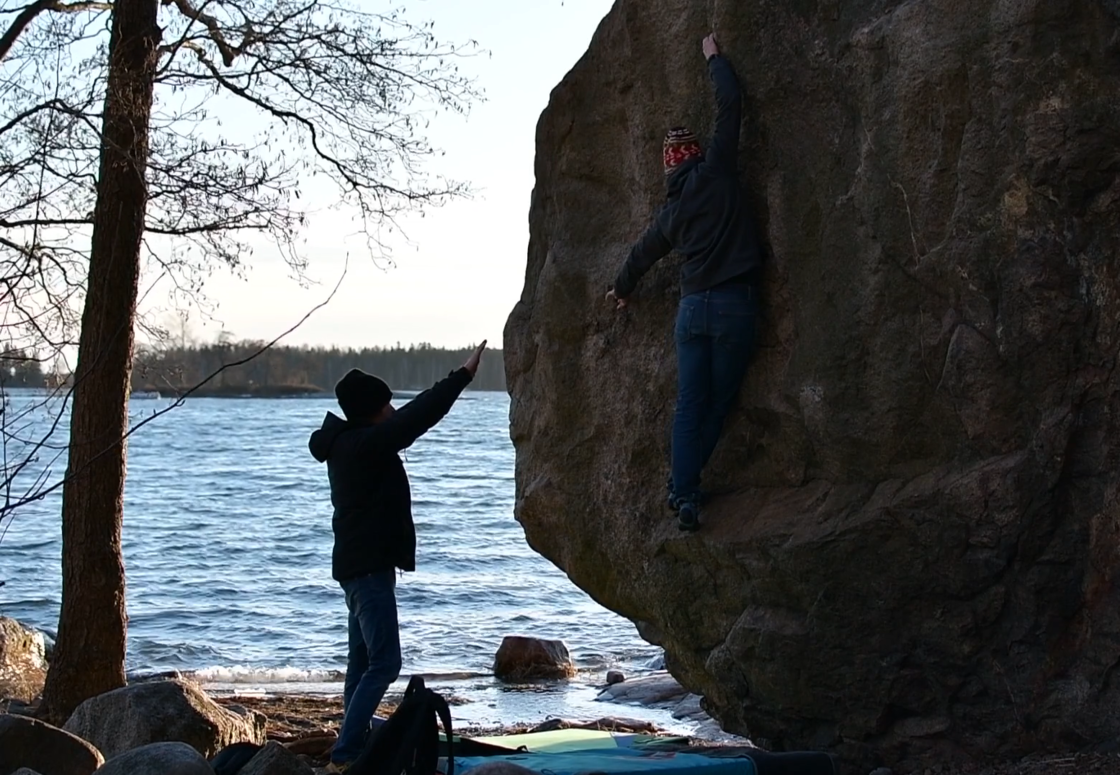 Climbing in Helsinki, Finland