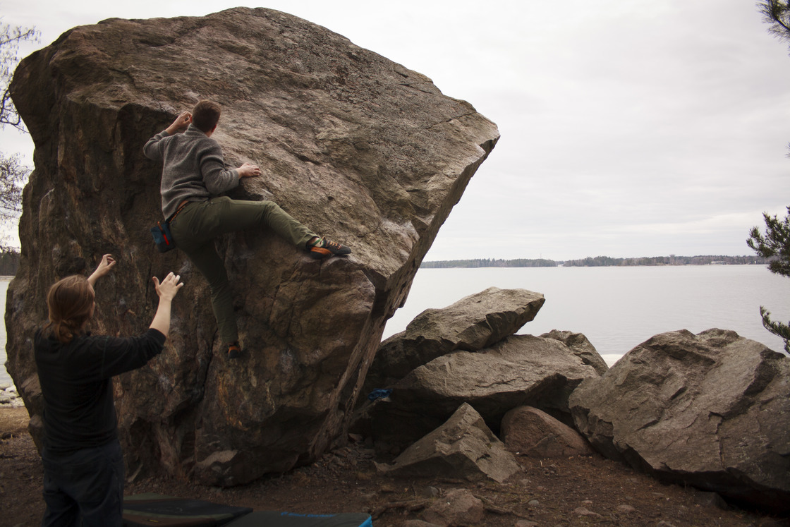 Climbing in Helsinki, Finland