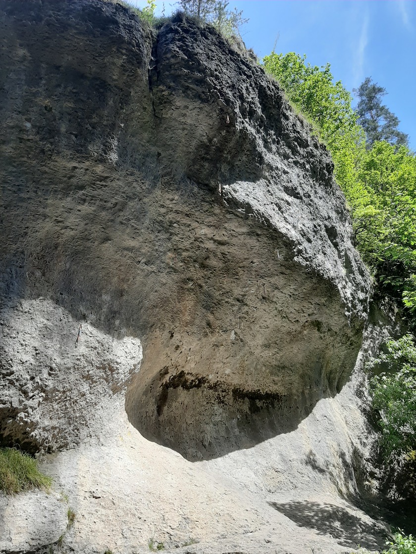 Climbing in Frankenjura, Germany