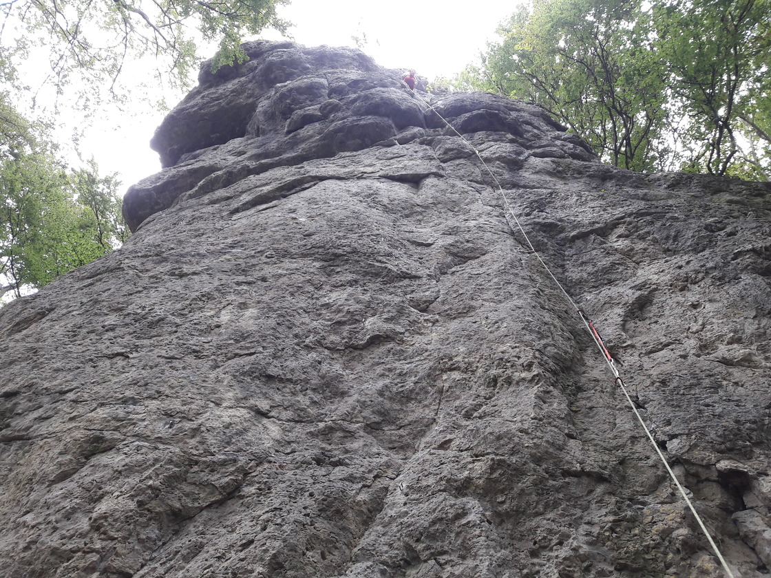 Climbing in Frankenjura, Germany