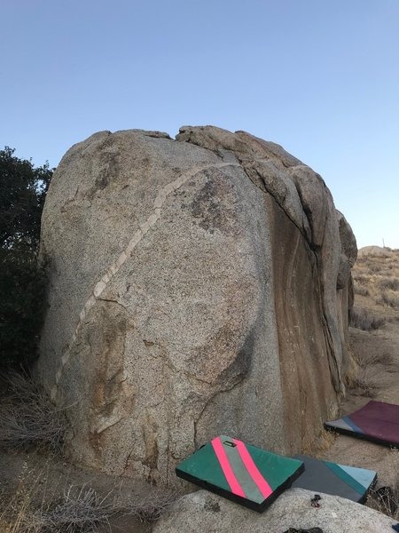 Backside boulder
