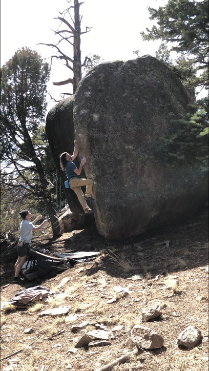 Pearly Gates Boulder