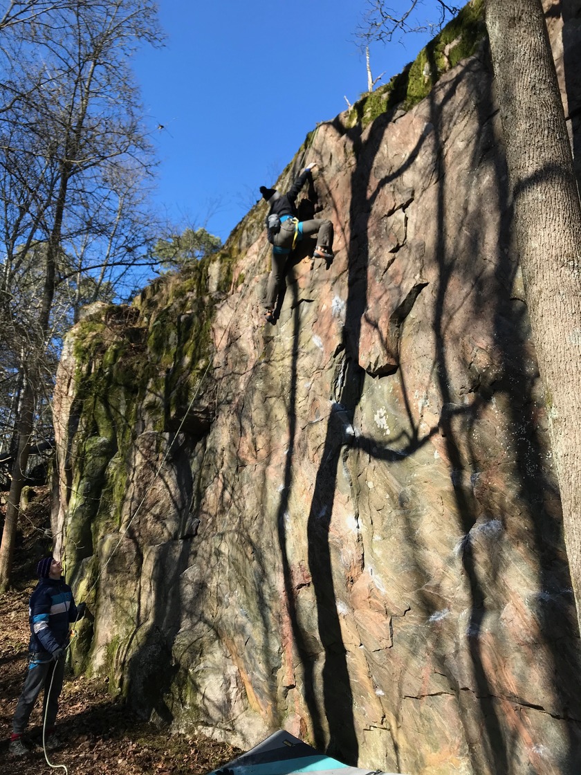 Climbing in Helsinki, Finland