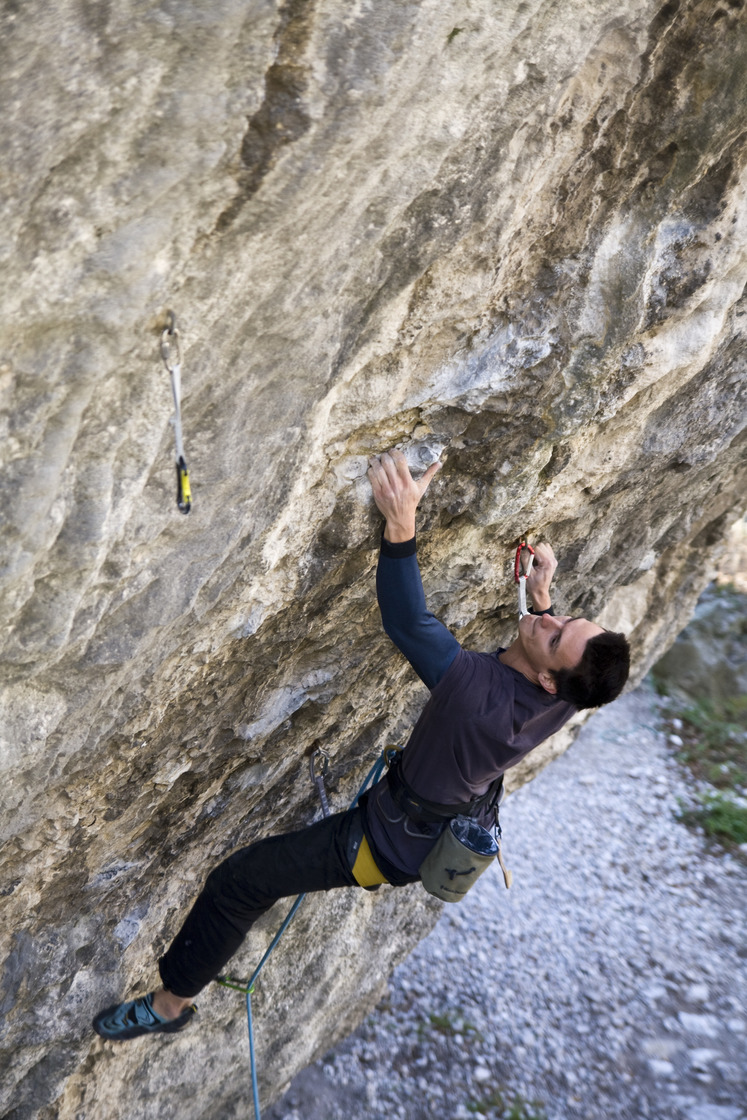 Sport climbing in Arco, Italy