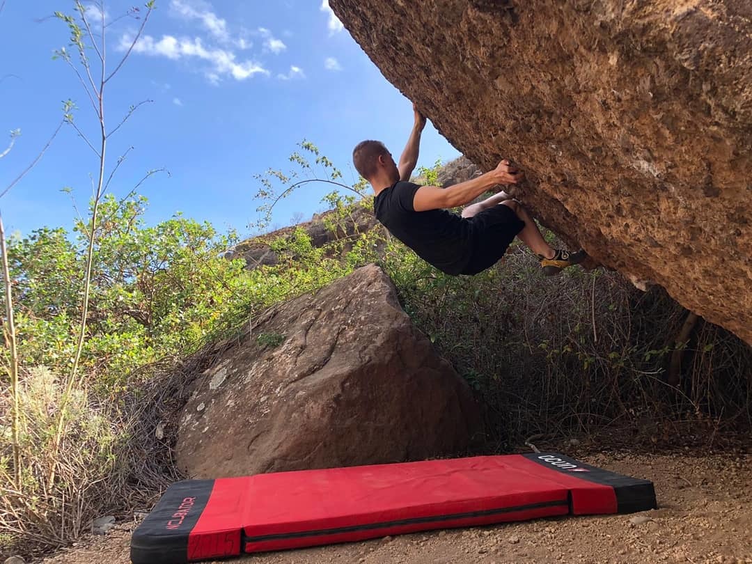 Climbing in Tenerife, Spain