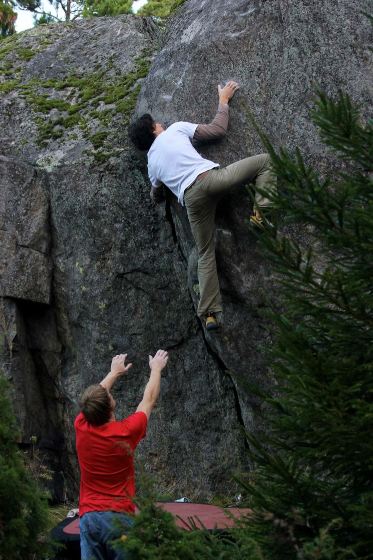 Climbing in Helsinki, Finland