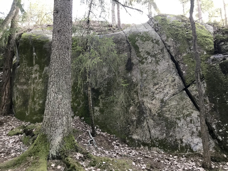 Bouldervägg i nord