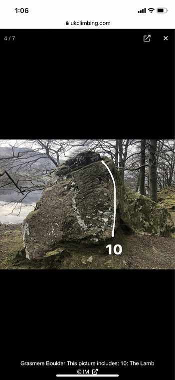 Grassmere boulder