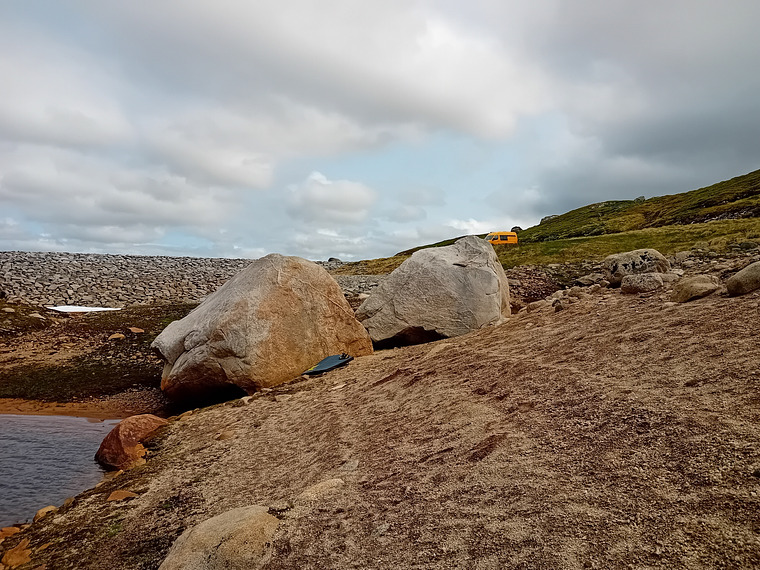 Three nice boulders