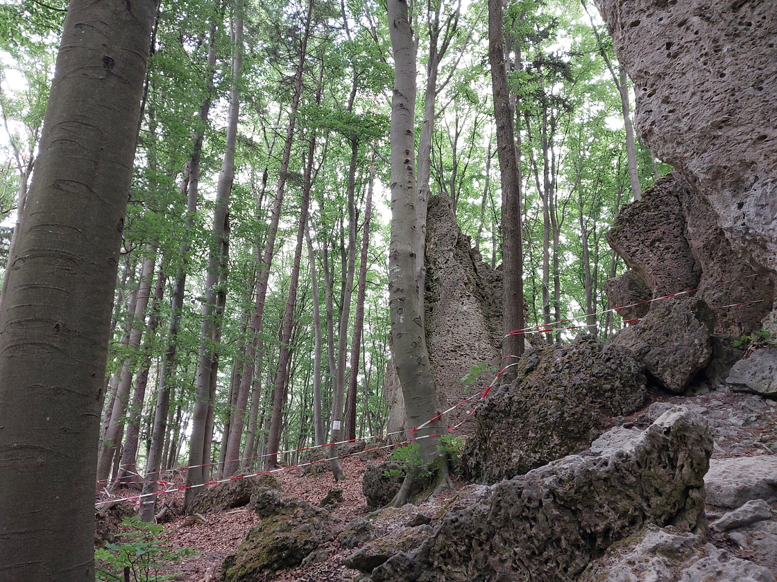 Climbing in Frankenjura, Germany