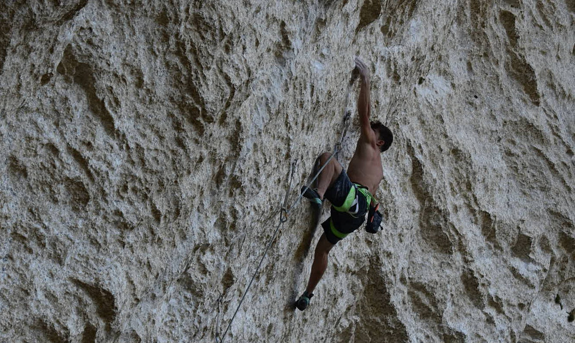 Climbing in Finale Ligure - Italy