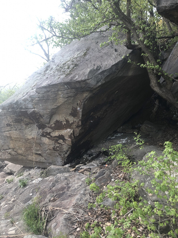 Wildfire boulder