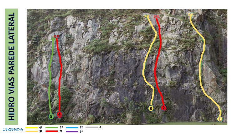 Hidro vias - Parede lateral