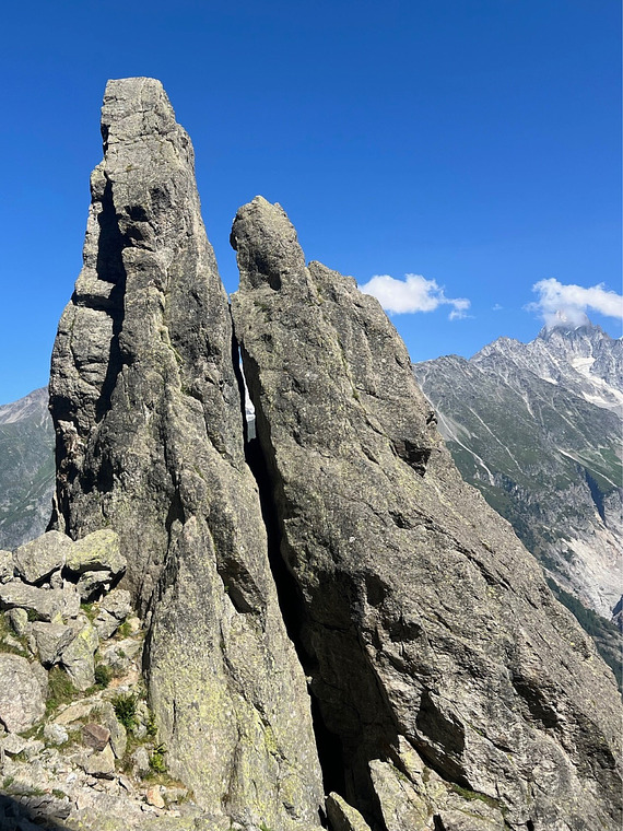 Aiguilette d’Argentiere pinnacles