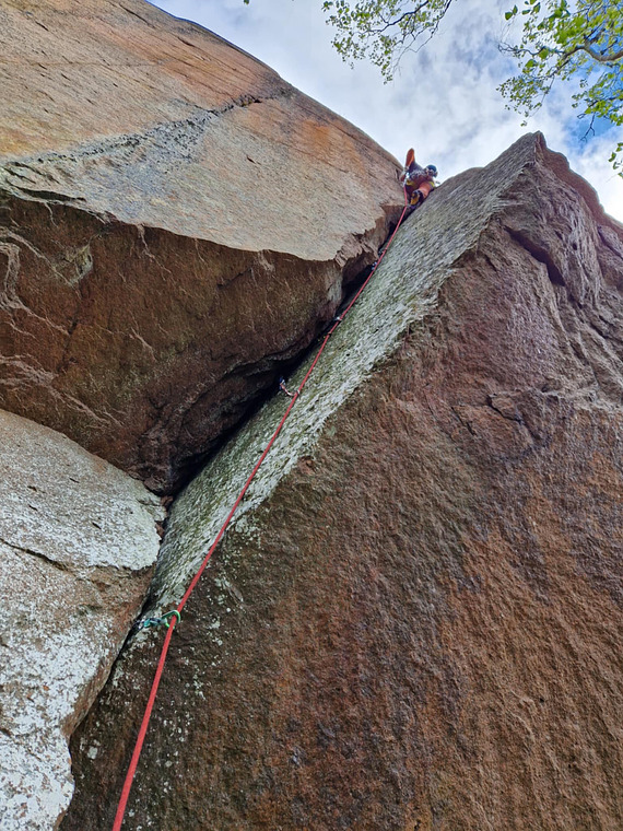 Left high ledge