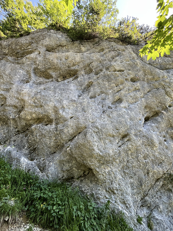 Graue Wand